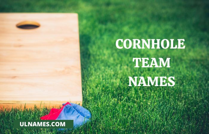 CORNHOLE TEAM NAMES