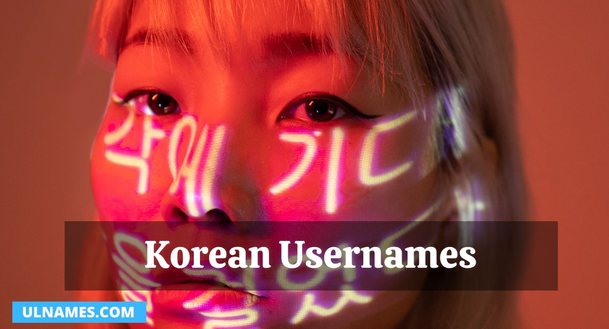 Korean Usernames